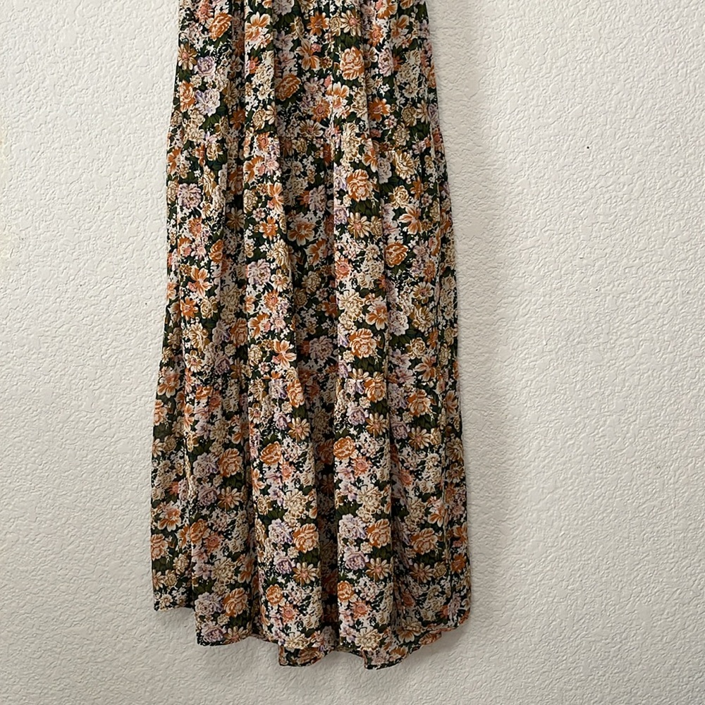ASTR Floral Print Cutout Maxi Dress - Picture 9 of 17